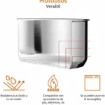 Juego de ollas de inducción Amazon Basics de acero inoxidable, 3 piezas