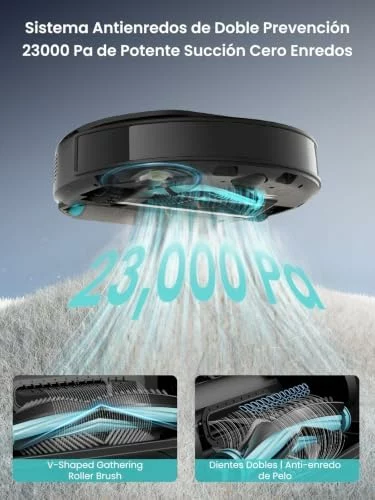 Lefant M5 Pro robot aspirador y fregasuelos con autovaciado