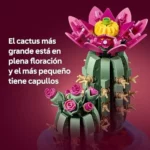 LEGO Botanicals Cactus en flor con maceta artificial