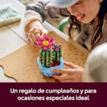 LEGO Botanicals Cactus en flor con maceta artificial