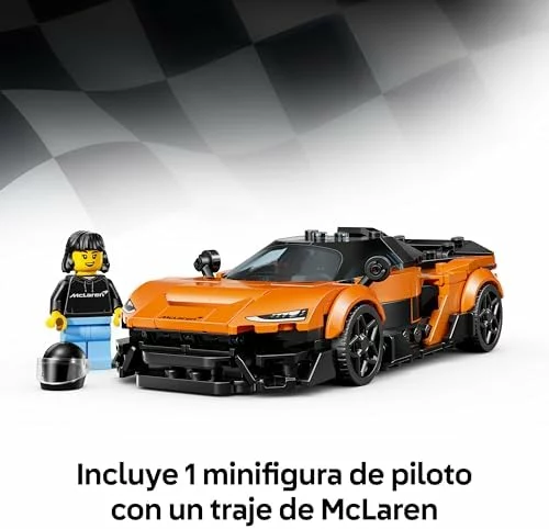 LEGO Speed Champions McLaren W1 con minifigura de piloto