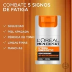 L'Oréal Paris Men Expert Hydra Energetic Crema Hidratante Anti-Fatiga, 50ml pack x2