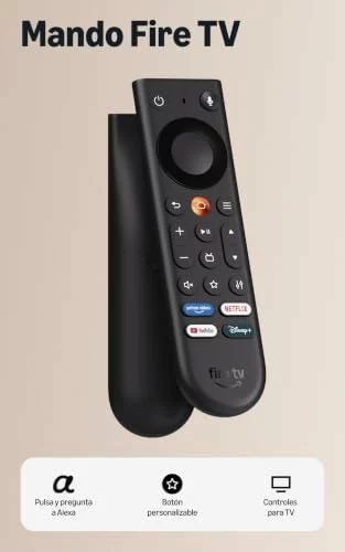 Mando Amazon Fire TV de última generación con Alexa