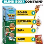 Mr. Wonderful Wonder Gol Blind Box bolígrafo borrable sorpresa con llavero capibara