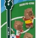 Mr. Wonderful Wonder Gol Blind Box bolígrafo borrable sorpresa con llavero capibara