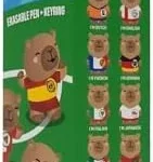 Mr. Wonderful Wonder Gol Blind Box bolígrafo borrable sorpresa con llavero capibara