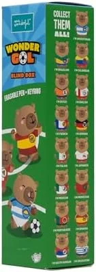 Mr. Wonderful Wonder Gol Blind Box bolígrafo borrable sorpresa con llavero capibara