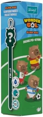 Mr. Wonderful Wonder Gol Blind Box bolígrafo borrable sorpresa con llavero capibara