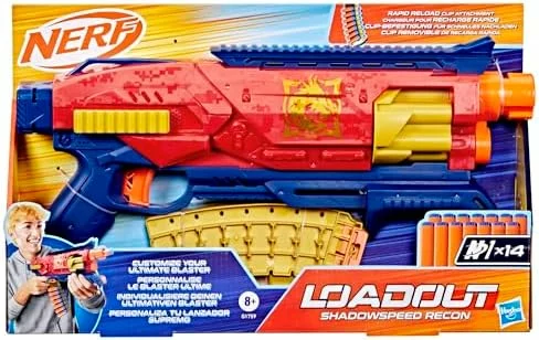Nerf Loadout Shadowspeed Recon con 14 dardos N1