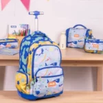 Mochila escolar con ruedas MILAN Blue Odyssey 25 L