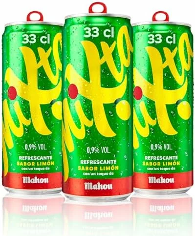 Pack de 24 latas de cerveza con limón Mahou Mixta 33 cl