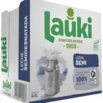 Pack de 6 briks de leche semidesnatada Lauki UHT