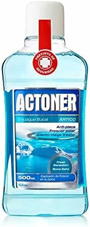 Pack de 6 enjuagues bucales Actoner Ártico 500 ml