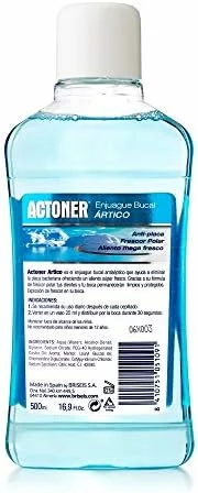 Pack de 6 enjuagues bucales Actoner Ártico 500 ml