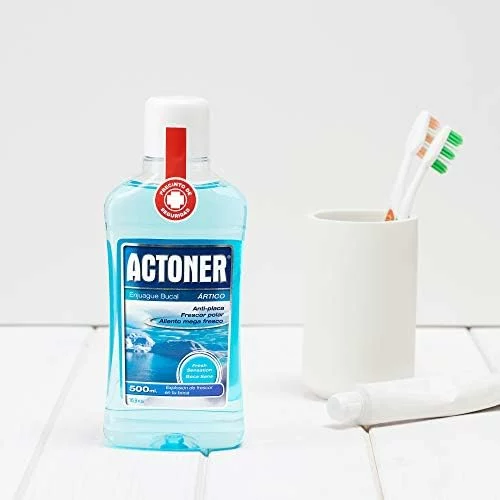 Pack de 6 enjuagues bucales Actoner Ártico 500 ml