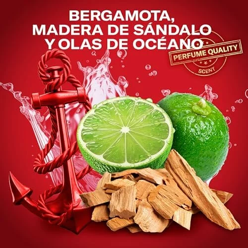 Pack Old Spice Captain desodorante en barra para hombre 2 x 50 ml + gel y champú 2 x 400 ml