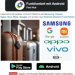 Rastreador Bluetooth Android certificación Google, pack de 4