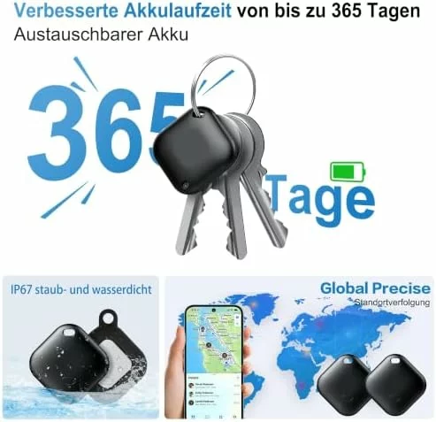 Rastreador Bluetooth Android certificación Google, pack de 4