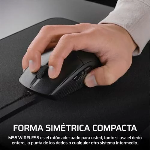 Ratón gaming ligero Corsair M55 con cable