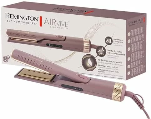 Remington AIRvive plancha de pelo con aire ionizado 2 en 1