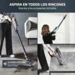 Rowenta X-Pert 6.60 aspiradora escoba sin cable gris oscuro