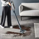 Rowenta X-Pert 6.60 aspiradora escoba sin cable gris oscuro
