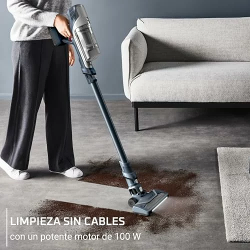 Rowenta X-Pert 6.60 aspiradora escoba sin cable gris oscuro