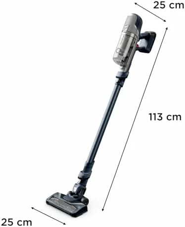 Rowenta X-Pert 6.60 aspiradora escoba sin cable gris oscuro