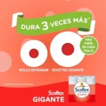 Scottex Gigante papel higiénico seco 18 rollos