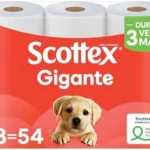 Scottex Gigante papel higiénico seco 18 rollos