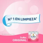 Scottex Original papel higiénico 96 rollos, 6 packs de 16