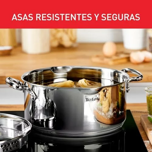Tefal Duetto cacerola de acero inoxidable 20 cm