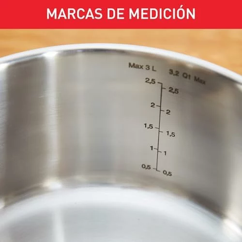 Tefal Duetto cacerola de acero inoxidable 20 cm