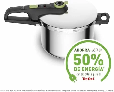 Tefal Secure 5 Neo olla a presión de 6 litros con cestillo