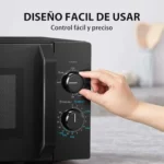 Toshiba MW2-MG20P(BK) Forno micro-ondas 20 L, brilho 700W/1000W, com crispy grill e função de cozedura comb