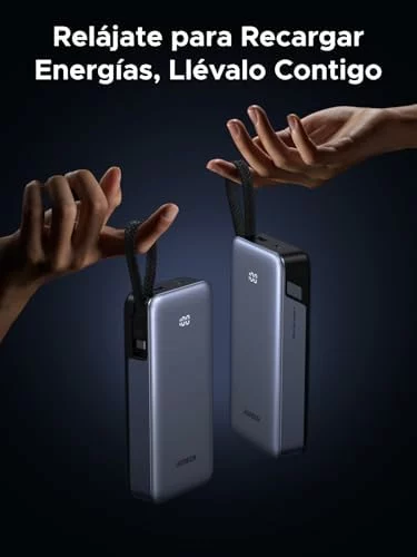 UGREEN Nexode 45W Power Bank 20000mAh Batería Externa Portátil Carga Rápida