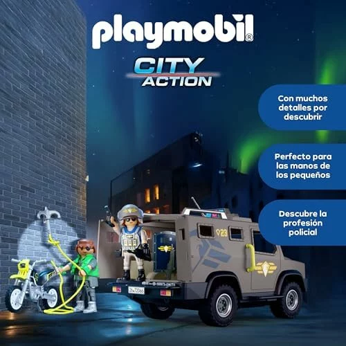 Vehículo SWAT PLAYMOBIL City Action