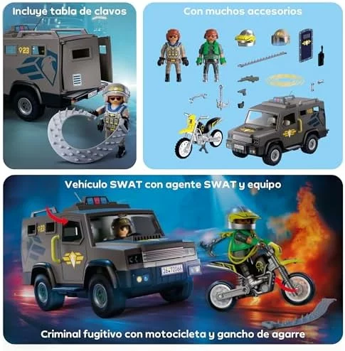 Vehículo SWAT PLAYMOBIL City Action