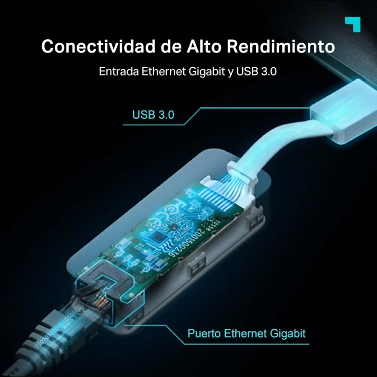 Adaptador USB a Ethernet TP-Link UE300 Gigabit 1000 Mbps