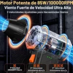 ADDCOLOR F30 soplador de aire 100.000 RPM