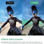 AKASO 360 Cámara de acción 360 con 128GB Tarjeta, Kit de Estándar