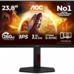 AOC 24G4ZR Gaming Monitor 24 Pulgadas 260Hz Panel Fast IPS