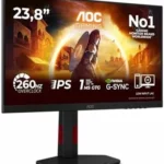 AOC 24G4ZR Gaming Monitor 24 Pulgadas 260Hz Panel Fast IPS