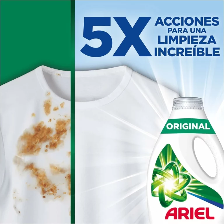 Ariel Detergente Líquido para Lavadora Original, Pack 4×40 Lavados
