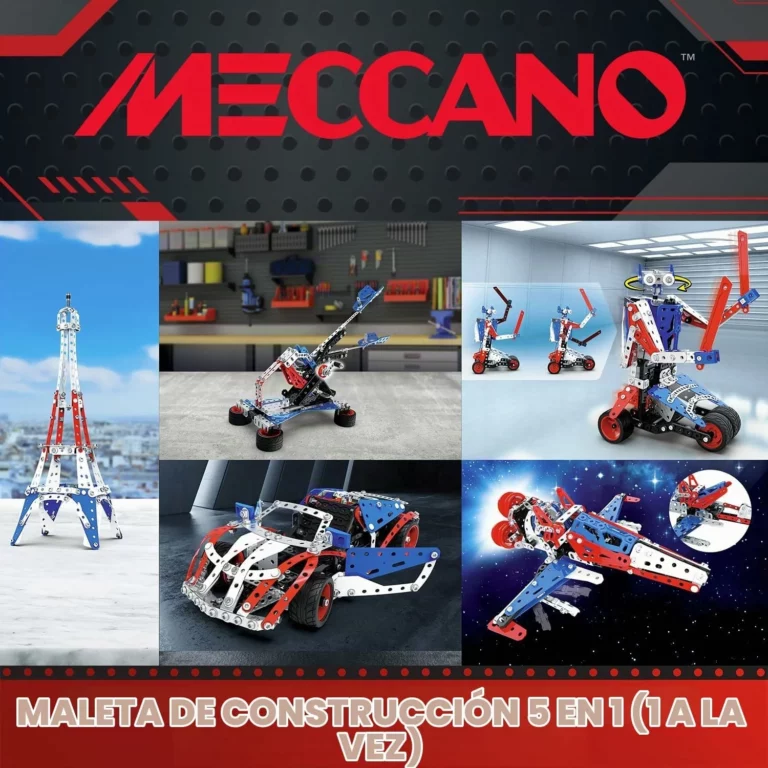 Bandai Meccano maletín de construcción 5 en 1