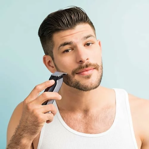 BarberBoss recortadora de barba inalámbrica con pantalla LCD
