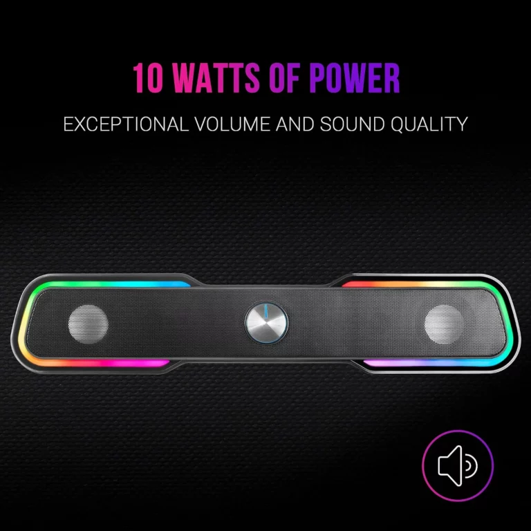 Barra de sonido gaming Mars Gaming MSBX 10W RGB