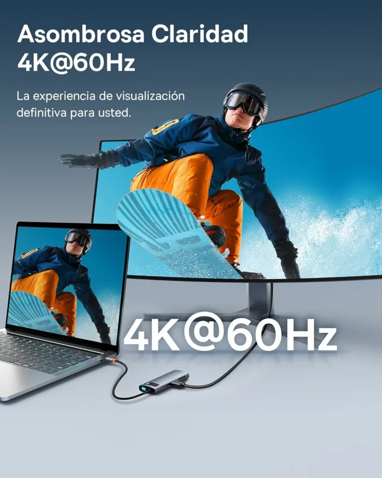 Baseus Hub USB C 7 en 1 con HDMI 4K