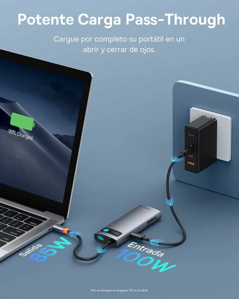 Baseus Hub USB C 7 en 1 con HDMI 4K