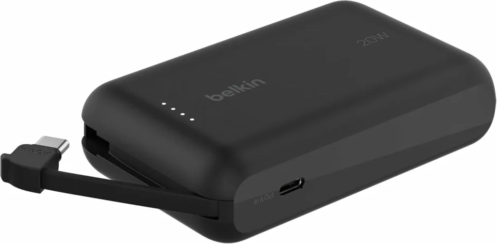 Batería externa Belkin BoostCharge 10000 mAh con cable USB-C